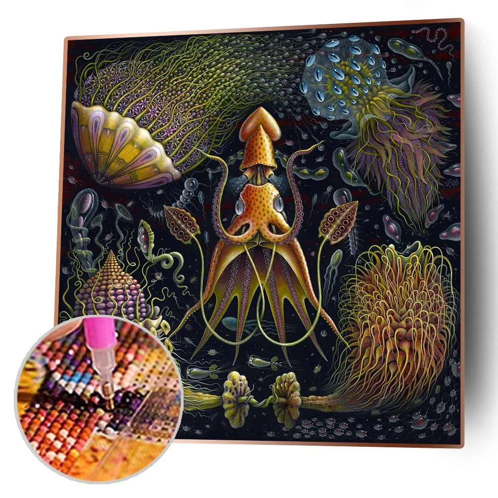 Undersea Octopus Full Drill Diamond Painting Accessories - 30x30CM