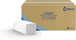 White Laminated Z-Fold Hand Towel